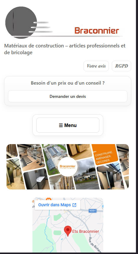 Braconnier - magasin et showroom